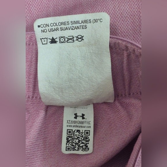 Under Armour Women's Pink Athletic Shorts - Picture 5 of 6